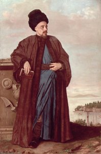 Richard Pococke en costume oriental, 1738